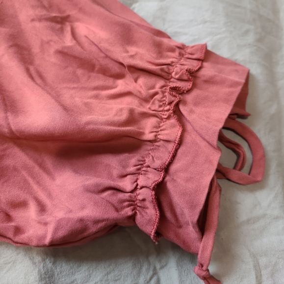 HIATUS womens SZ SM Rose Baby Doll Dress w/scoop back, Puffed sleeve NWT - Picture 10 of 11